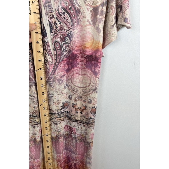 Unity World Wear Babydoll Top Womens M  Smocked  Flutter Boho - Picture 7 of 7